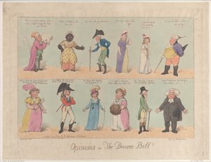Mielipiteitä avioerolakista!!, 2. kesäkuuta 1800, 2. kesäkuuta 1800. tekijältä Thomas Rowlandson