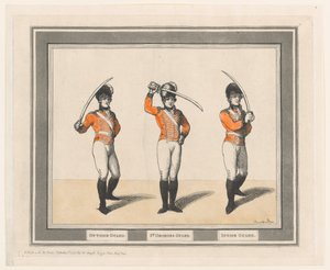 Outside Guard, St. Georges Guard, Inside Guard, 1.9.1798., 1.9.1798. tekijältä Thomas Rowlandson