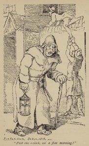 Kello yli yhtä, hyvä aamu! tekijältä Thomas Rowlandson