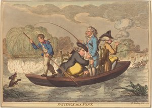 Kärsivällisyys pisteessä tekijältä Thomas Rowlandson
