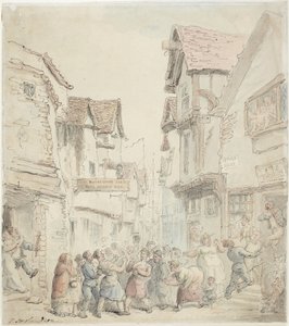 Pepper Alley tekijältä Thomas Rowlandson