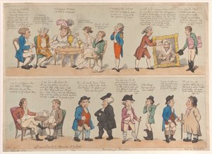Pictures of Prejudice, June 4, 1800., June 4, 1800.  tekijältä Thomas Rowlandson