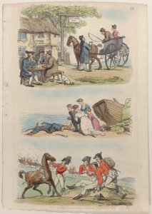 Levy 12, julkaisusta World in Miniature, 1816, 1816. tekijältä Thomas Rowlandson