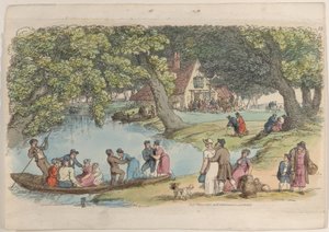 Levy 15, julkaisusta World in Miniature, 1816, 1816. tekijältä Thomas Rowlandson