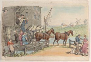 Levy 23, julkaisusta World in Miniature, 1816, 1816. tekijältä Thomas Rowlandson