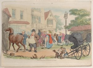 Levy 27, julkaisusta World in Miniature, 1816, 1816. tekijältä Thomas Rowlandson