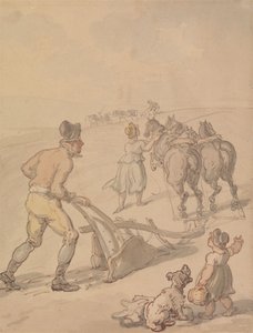 Kyntö tekijältä Thomas Rowlandson
