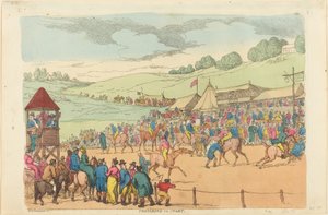 Valmistautuminen aloitukseen tekijältä Thomas Rowlandson