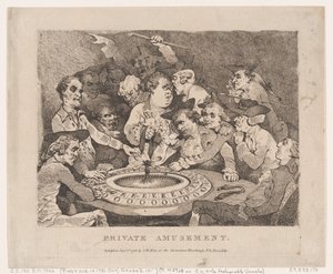 Yksityinen huvi, 1. tammikuuta 1786, 1. tammikuuta 1786. tekijältä Thomas Rowlandson
