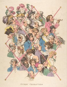 Julkiset hahmot, 1. huhtikuuta 1801, 1. huhtikuuta 1801. tekijältä Thomas Rowlandson