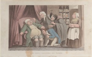 Quae Genus löytää isänsä, The History of Johnny Quae Genus, The Li..., 1. tammikuuta 1822. tekijältä Thomas Rowlandson