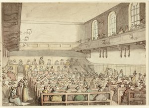 Kveekarien kokous tekijältä Thomas Rowlandson