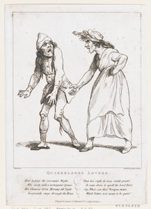 Riitaiset rakastajat, 2. tammikuuta 1797, 2. tammikuuta 1797. tekijältä Thomas Rowlandson
