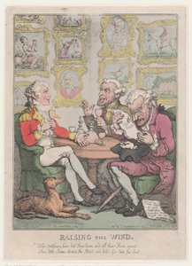 Tuulen kohottaminen, 1805-12, 1805-12. tekijältä Thomas Rowlandson