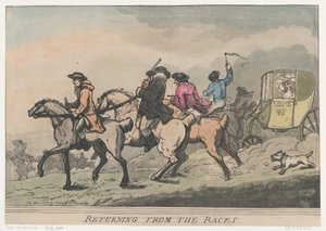 Palattuaan kilpailuista, 1. joulukuuta 1791, 1. joulukuuta 1791. tekijältä Thomas Rowlandson