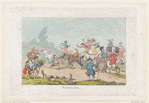 Richmond Hill, 1811, 1811. tekijältä Thomas Rowlandson