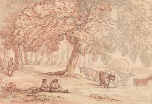 Richmond Park tekijältä Thomas Rowlandson