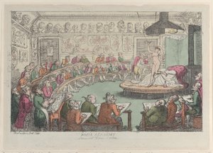 Royal Academy, Somerset House, Lontoo, 1801-11, 1801-11. tekijältä Thomas Rowlandson