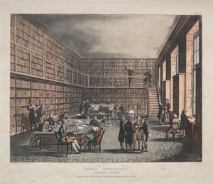 Royal Institution, Albemarle Street tekijältä Thomas Rowlandson
