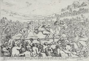 Maaseutuurheilu - Milling Match, 28. syyskuuta tekijältä Thomas Rowlandson