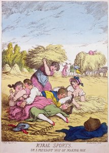 Maaseudun urheilu tai miellyttävä tapa tehdä heinää tekijältä Thomas Rowlandson