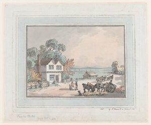 Maalaismainen luonnos, 1787, 1787. tekijältä Thomas Rowlandson