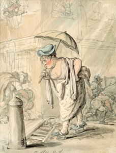 Surullinen löysä sää tekijältä Thomas Rowlandson