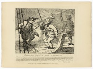 Purjehdus Hebrideillä, Boswellin Hebridien kiertomatkasta. tekijältä Thomas Rowlandson