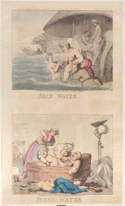 Suolavesi ja makea vesi, 25. maaliskuuta 1800, 25. maaliskuuta 1800. tekijältä Thomas Rowlandson