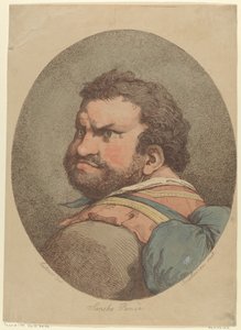 Sancho Panza, Don Quijotesta, n. 1776, n. 1776. tekijältä Thomas Rowlandson