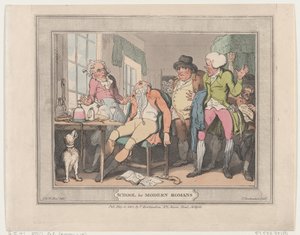 School for Modern Romans, 10. toukokuuta 1802, 10. toukokuuta 1802. tekijältä Thomas Rowlandson