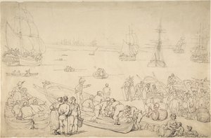 Satama tekijältä Thomas Rowlandson