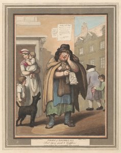 Kahdeksan sarja (3): Lontoon huudot tekijältä Thomas Rowlandson
