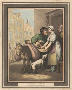 Kahdeksan sarja (4): Lontoon huudot tekijältä Thomas Rowlandson