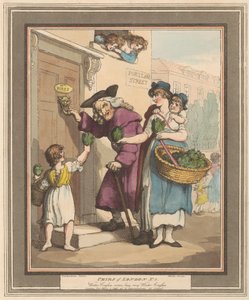 Kahdeksan sarja (5): Lontoon huudot tekijältä Thomas Rowlandson
