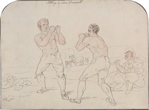 Rakkausriidan sovittelu tekijältä Thomas Rowlandson