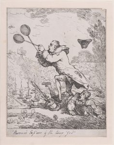 Sir Joseph Banks ja Marokon keisari, 1788, 1788. tekijältä Thomas Rowlandson