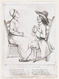 Spiritual Lovers, 2. tammikuuta 1797, 2. tammikuuta 1797. tekijältä Thomas Rowlandson