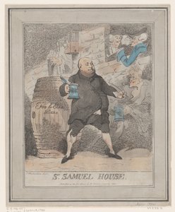 Sr. Samuel House, [1780] julkaistiin uudelleen 1786-91, [1780] julkaistiin uudelleen 1786-91. tekijältä Thomas Rowlandson