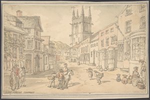 St. Austle, Cornwall tekijältä Thomas Rowlandson