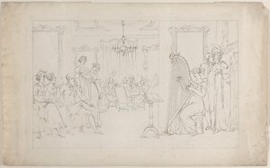 Makea on ääni, jonka voimat voivat liikuttaa Ja kutsua vaeltavaa sydäntä rakastamaan..., 1.9.1817. tekijältä Thomas Rowlandson