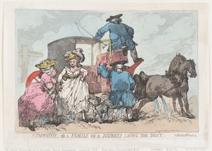 Sympatia eli Perhe matkalla pölyämässä, 12.7.1784., 12.7.1784. tekijältä Thomas Rowlandson