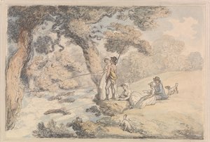 Kalastusporukka tekijältä Thomas Rowlandson