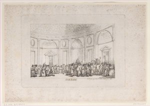 Pankki, tammikuu 1792 uudelleen liikkeeseen, tammikuu 1792 uusittu. tekijältä Thomas Rowlandson