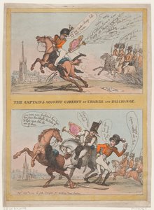 Kapteenien tilimaksu- ja purkuvirta, 3. helmikuuta 1807, 3. helmikuuta 1807. tekijältä Thomas Rowlandson