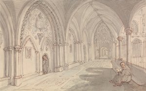 Luostarin luostarikäytävät tekijältä Thomas Rowlandson