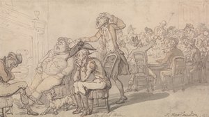 Klubihuone tekijältä Thomas Rowlandson