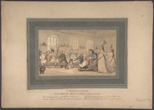 Bathin mukavuudet: Julkinen aamiainen tekijältä Thomas Rowlandson