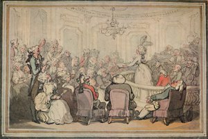 Konsertti. Matthew Bramblesin matkalta Bathiin, n. 1780-1820, 1923 tekijältä Thomas Rowlandson