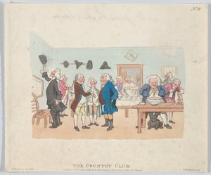 Country Club, 7. huhtikuuta 1803, 7. huhtikuuta 1803. tekijältä Thomas Rowlandson